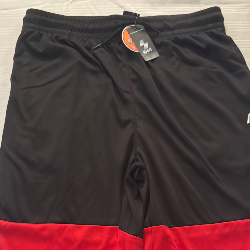 Black and Red Kids Shorts